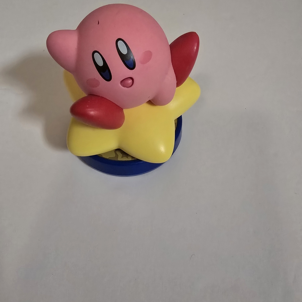 Kirby Star Adventure Figure - Pink and Yellow